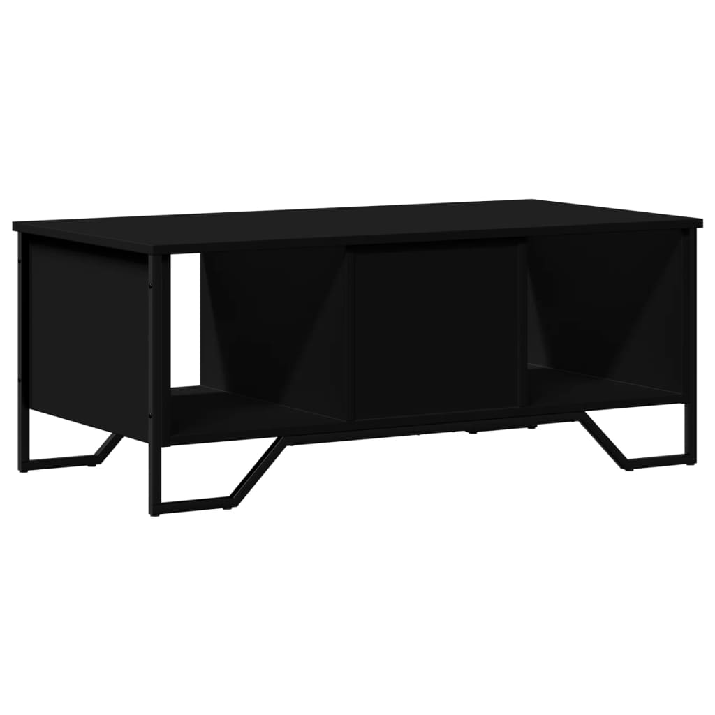 Salongbord Sofabord Svart 100x51x40 cm