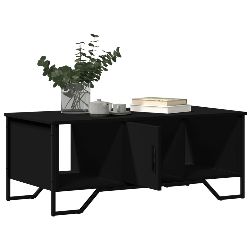 Salongbord Sofabord Svart 100x51x40 cm