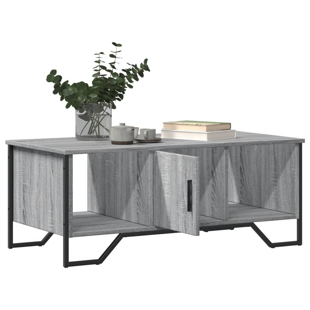 Salongbord Sofabord Sonoma Grå 100x51x40 cm