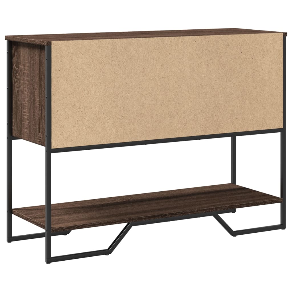 Avlastningsbord konsollbord Brun Eik 100x35x74,5 cm