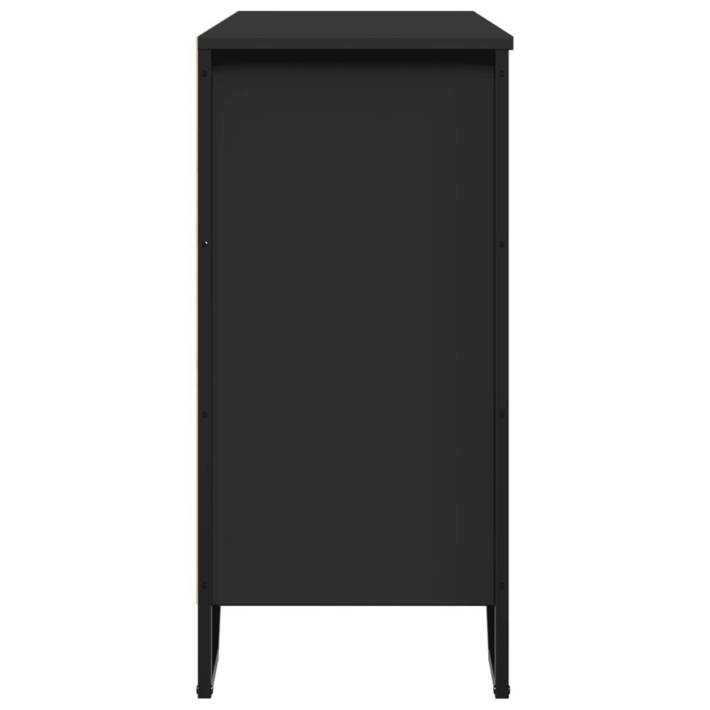 Skjenk Svart 91x35,5x74,5 cm