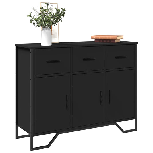 Skjenk Svart 97x32,5x74,5 cm