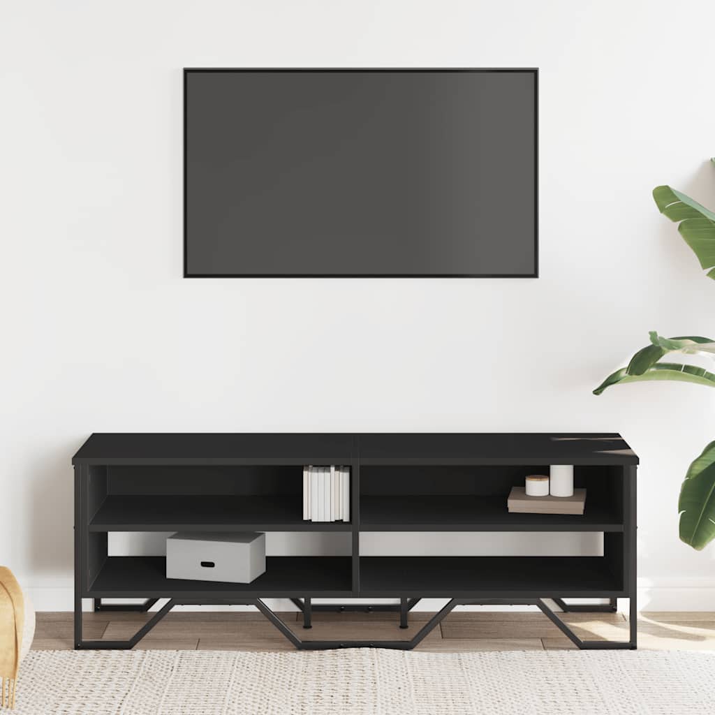 TV-Møbel Svart TV-benk 122x34x41 cm