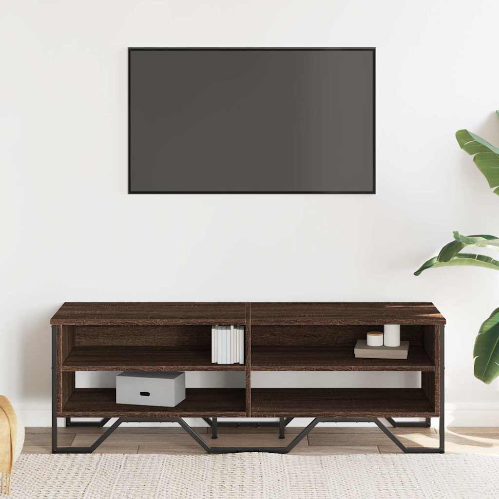 TV-Møbel Brun Eik TV-benk 122x34x41 cm