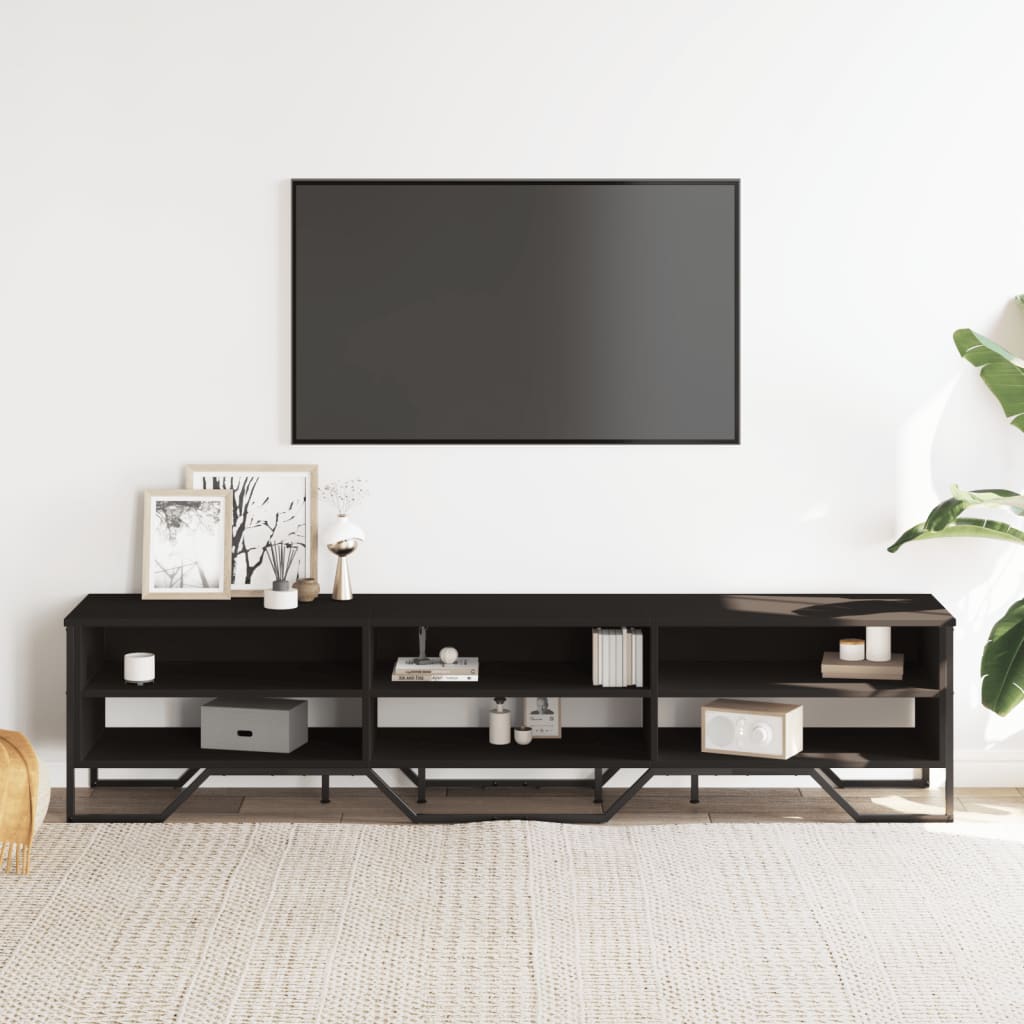 TV-Møbel Svart 180x34x41 cm