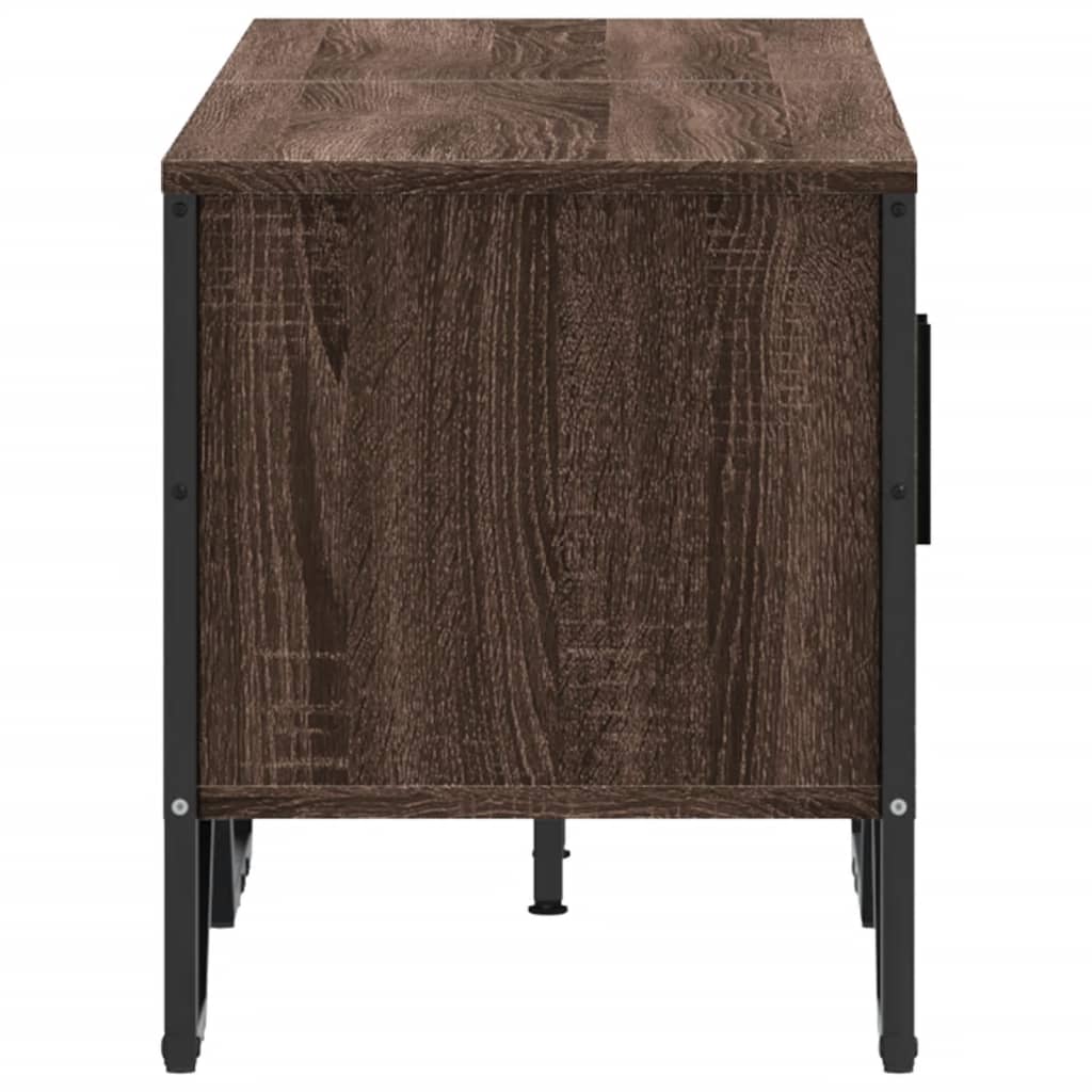 TV-Møbel Brun Eik Tv-benk 122x34x41 cm