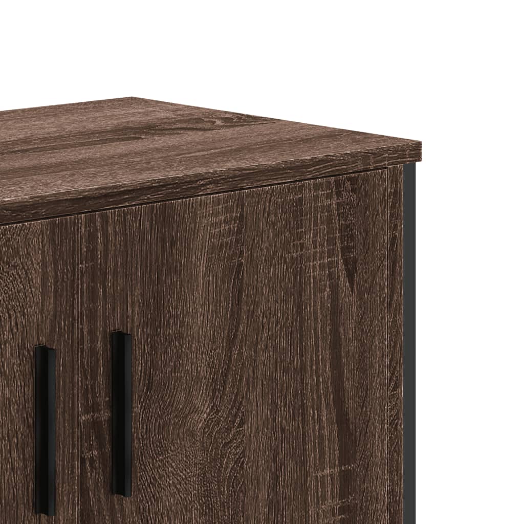 TV-Møbel Brun Eik Tv-benk 122x34x41 cm