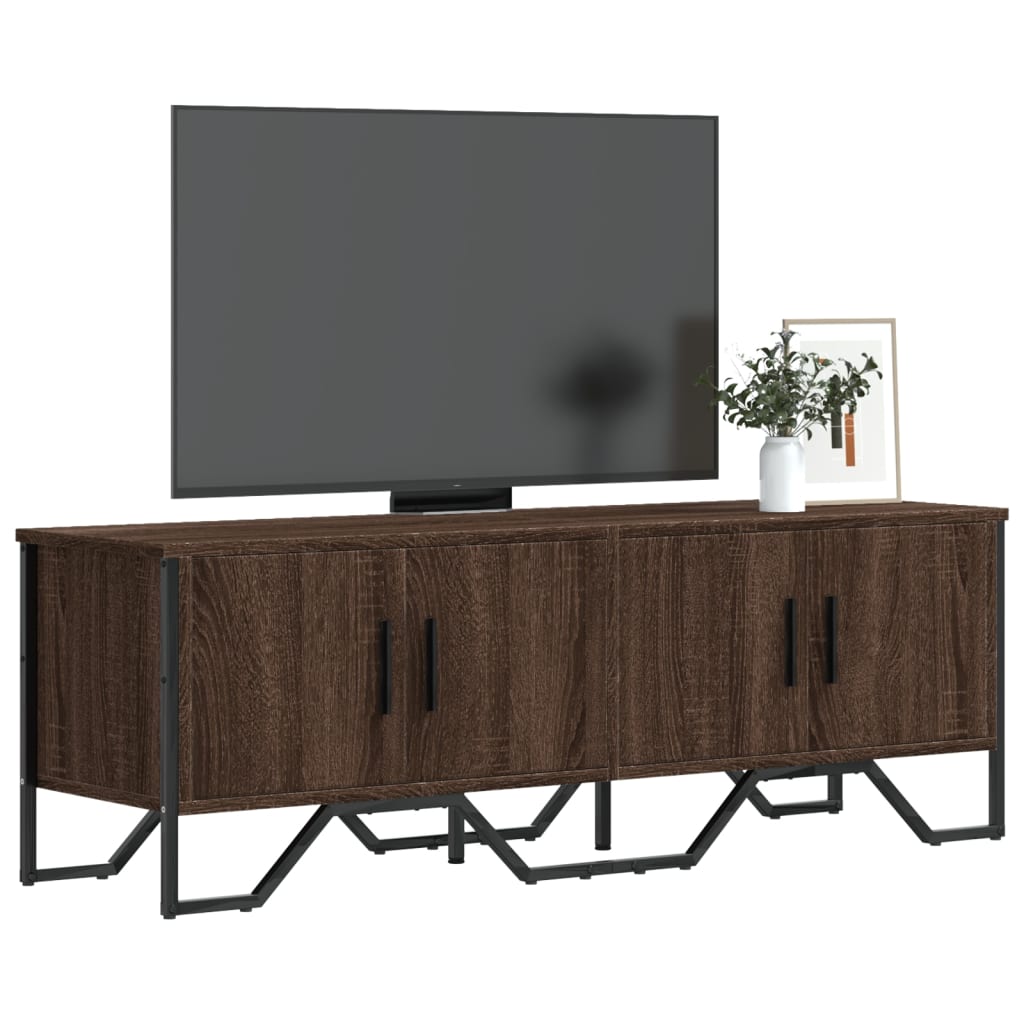TV-Møbel Brun Eik Tv-benk 122x34x41 cm