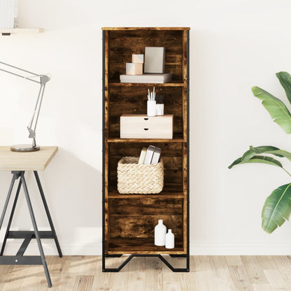 Bokhylle Røkt Eik 50x31x137,5 cm