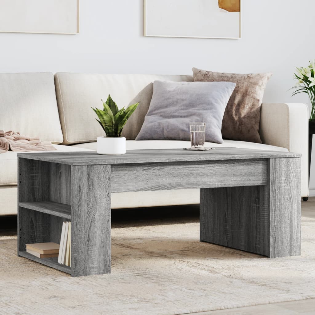 Salongbord Sofabord Sonoma Grå 102x55x42 cm
