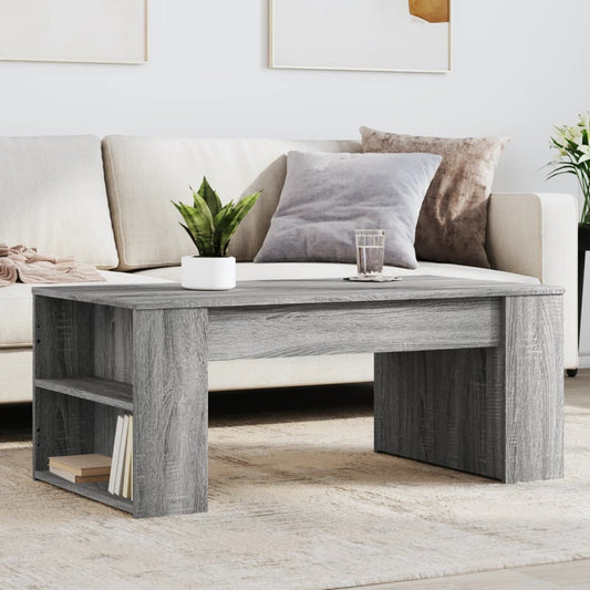 Salongbord Sofabord Sonoma Grå 102x55x42 cm