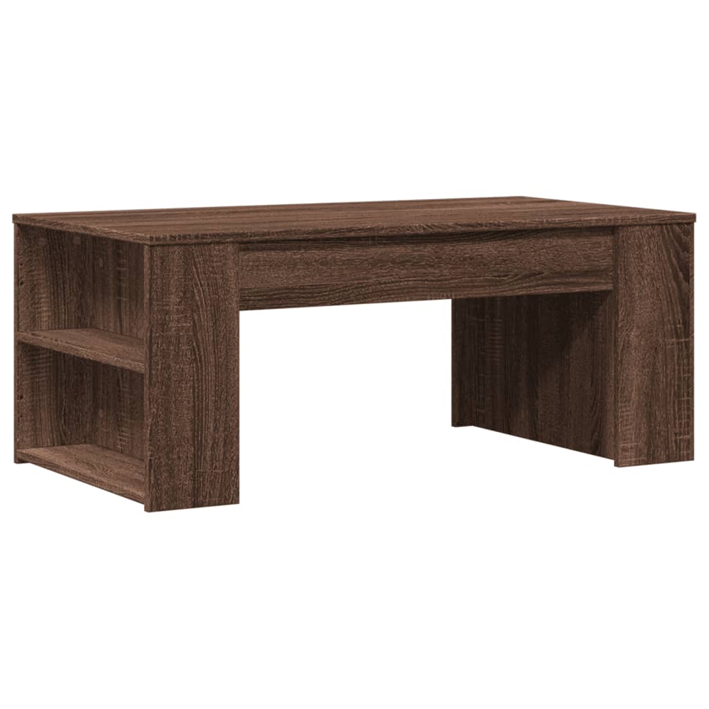 Salongbord Sofabord Brun Eik 102x55x42 cm