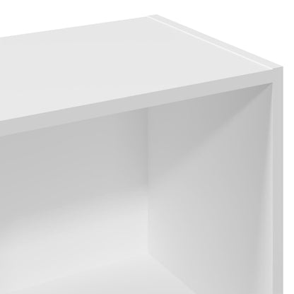Bokhylle Hvit 57x28,5x141 cm