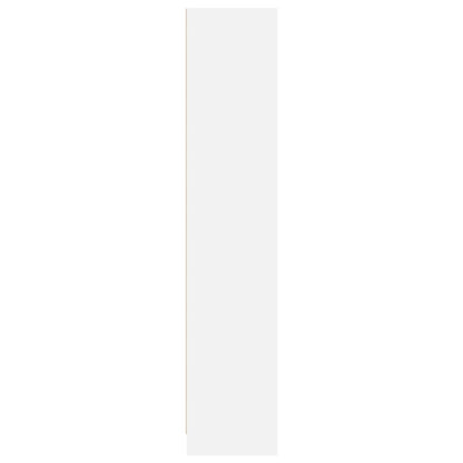 Bokhylle Hvit 57x28,5x107,5 cm