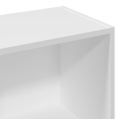 Bokhylle Hvit 57x28,5x107,5 cm