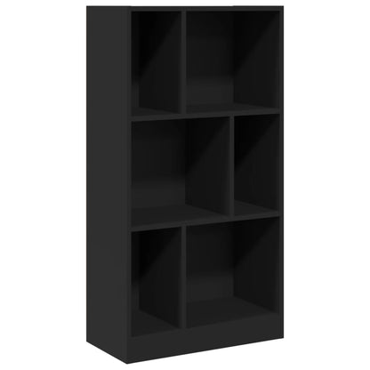 Bokhylle Svart 57x28,5x107,5 cm