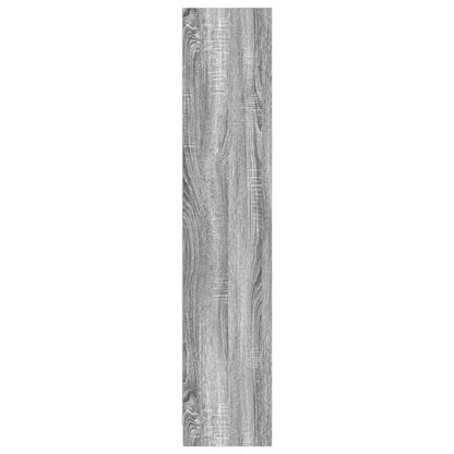 Bokhylle grå sonoma 57x28,5x107,5 cm konstruert tre