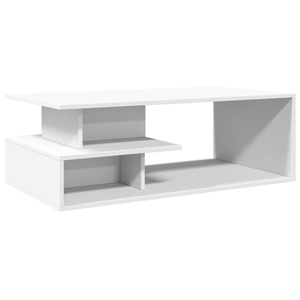 Salongbord Sofabord Hvit 102x55x35 cm