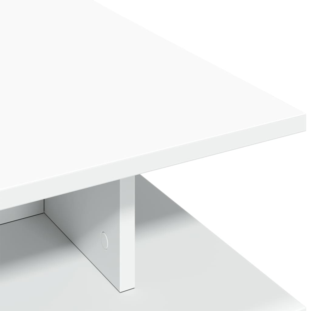 Salongbord Sofabord Hvit 102x55x35 cm
