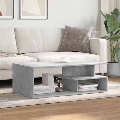 Salongbord Sofabord Betonggrå 102x55x35 cm
