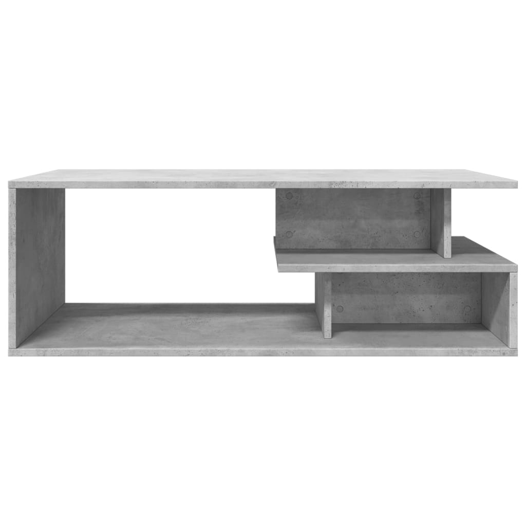 Salongbord Sofabord Betonggrå 102x55x35 cm