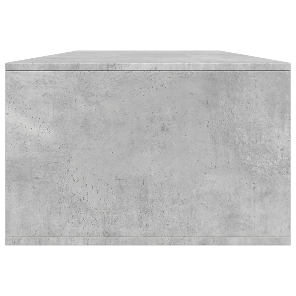 Salongbord Sofabord Betonggrå 102x55x35 cm