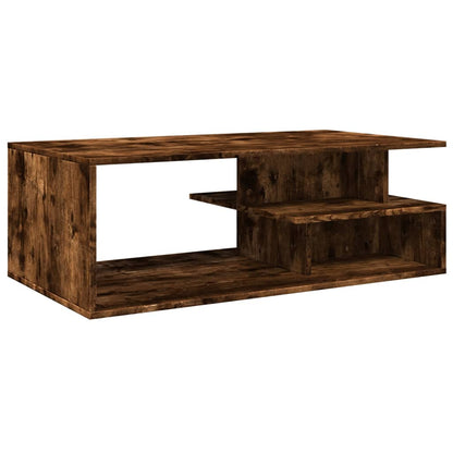 Salongbord Sofabord Røkt Eik 102x55x35 cm