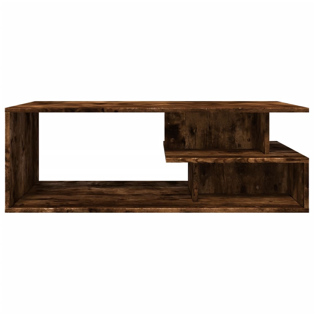 Salongbord Sofabord Røkt Eik 102x55x35 cm