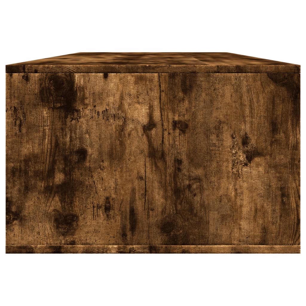 Salongbord Sofabord Røkt Eik 102x55x35 cm