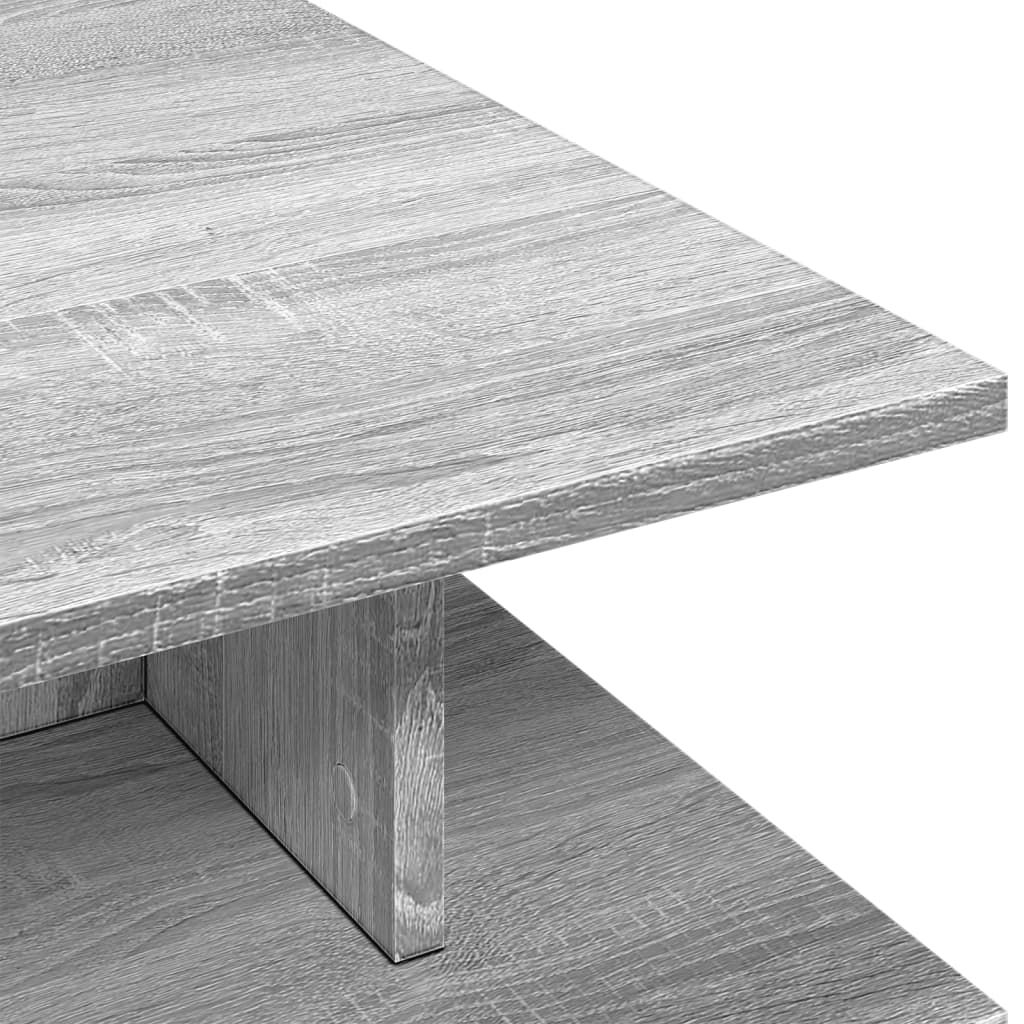 Salongbord Sofabord Sonoma Grå 102x55x35 cm