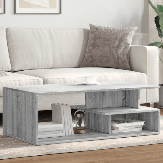 Salongbord Sofabord Sonoma Grå 102x55x35 cm