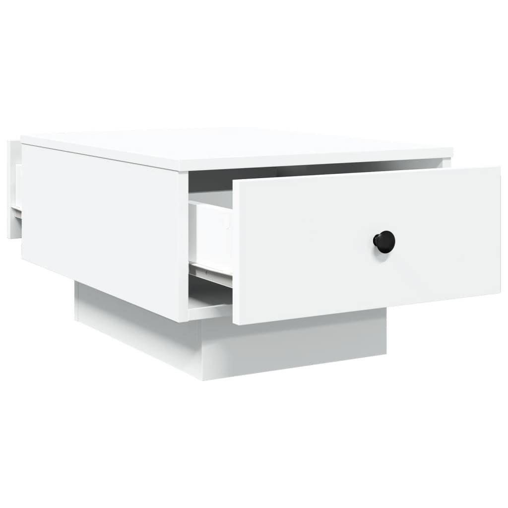 Salongbord Sofabord Hvit 60x45x31 cm
