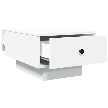 Salongbord Sofabord Hvit 60x45x31 cm