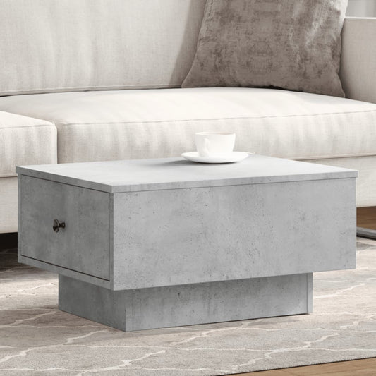 Salongbord Sofabord Betonggrå 60x45x31 cm
