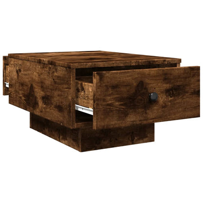 Salongbord Sofabord Røkt Eik 60x45x31 cm