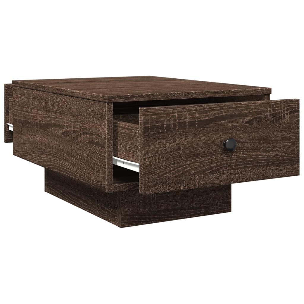 Salongbord Sofabord Brun Eik 60x45x31 cm