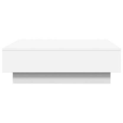 Salongbord Sofabord Hvit 90x90x28 cm
