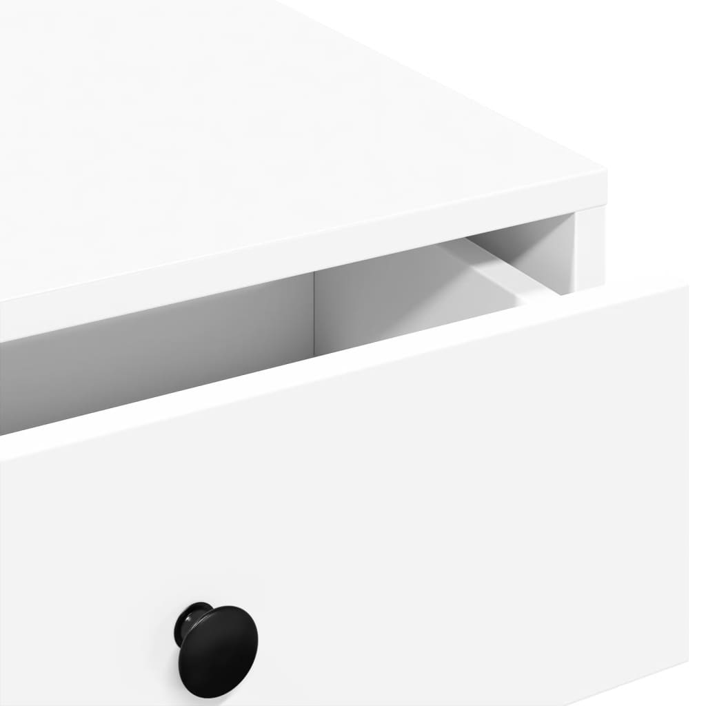 Salongbord Sofabord Hvit 90x90x28 cm