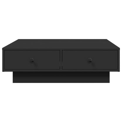 Salongbord Sofabord Svart 90x90x28 cm
