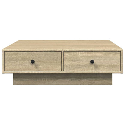 Salongbord Sofabord Sonoma Eik 90x90x28 cm