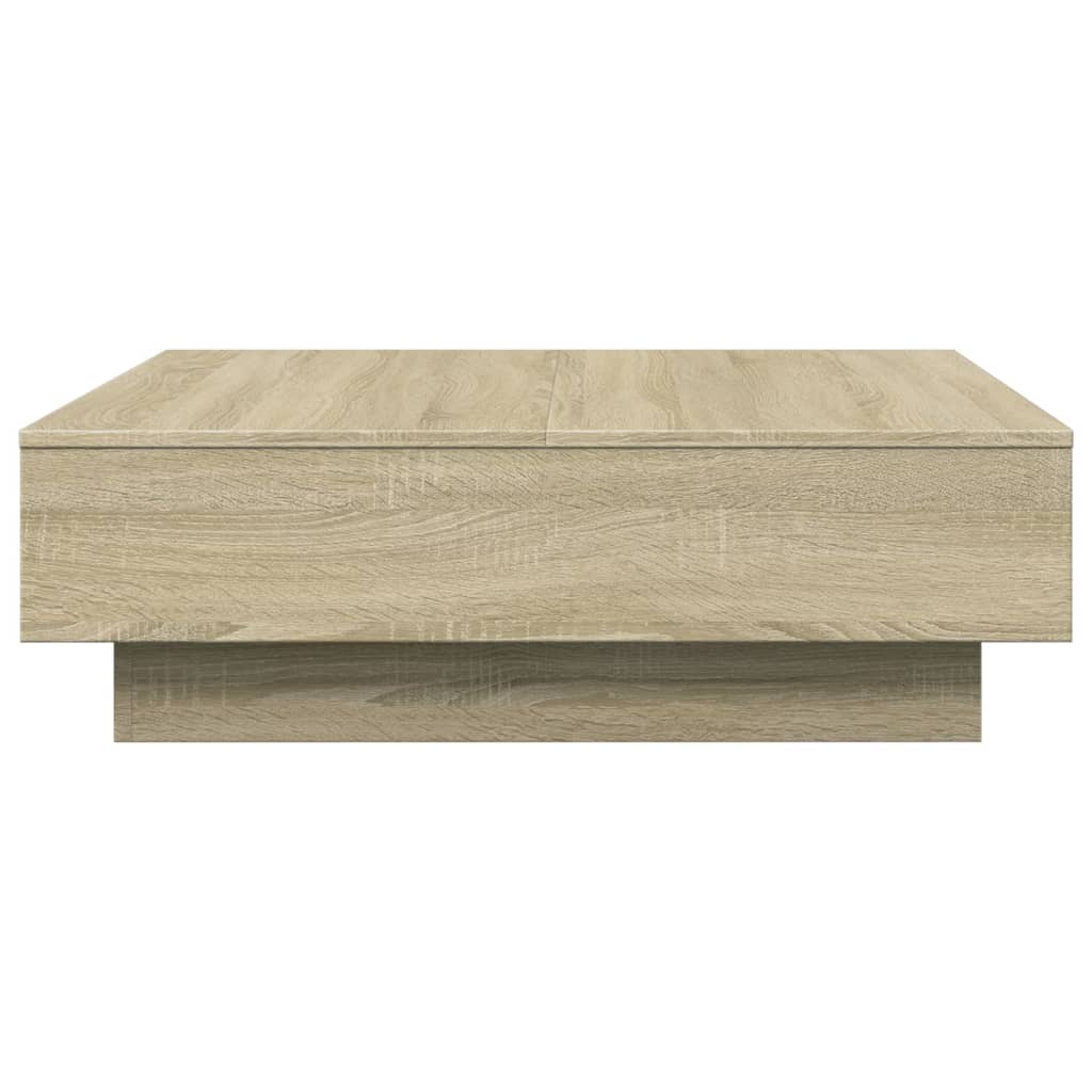 Salongbord Sofabord Sonoma Eik 90x90x28 cm