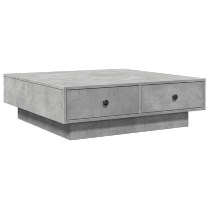 Salongbord Sofabord Betonggrå 90x90x28 cm