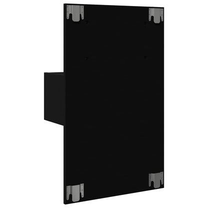 Nattbord Sengbord Svart med LED-lys