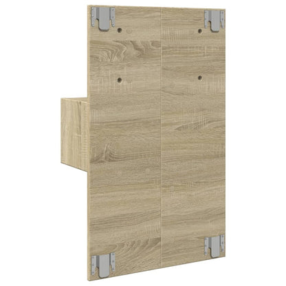 Nattbord Sengbord Sonoma Eik med LED-lys