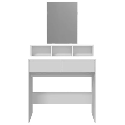 Sminkebord Hvit speil 80x41x144,5 cm