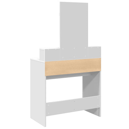 Sminkebord Hvit speil 80x41x144,5 cm