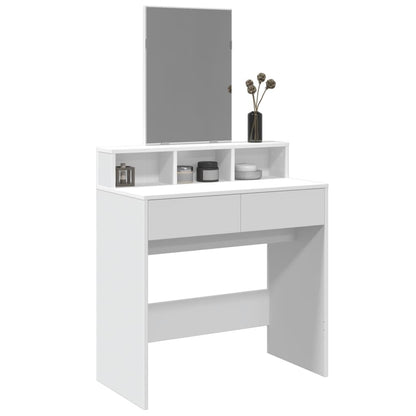 Sminkebord Hvit speil 80x41x144,5 cm