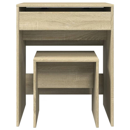 Sminkebord Sonoma Eik krakk 60x40x113,5 cm