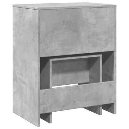 Sminkebord Betonggrå krakk 60x40x113,5 cm