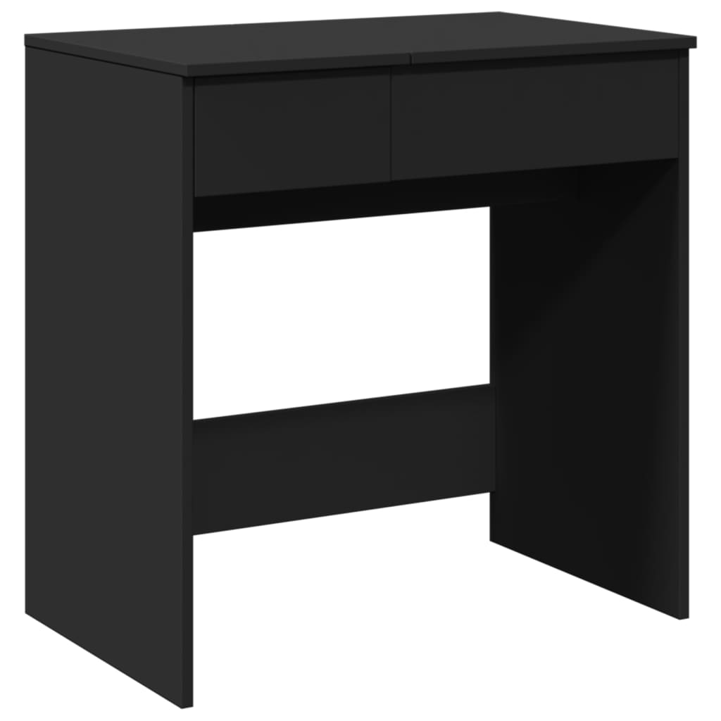 Sminkebord Svart speil 73x46,5x120 cm